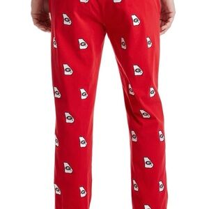 Men’s  Red UGA Embroidered Pants